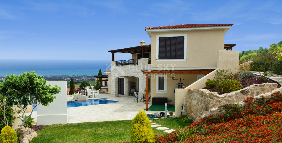 Luxury three and four  Bedroom Villas with Sea Views in Tala, Paphos – Modern Homes for Sale