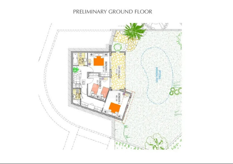 High-End three Bedroom Property with Private Pool in Paphos’ Prestigious Hillside, in Tala