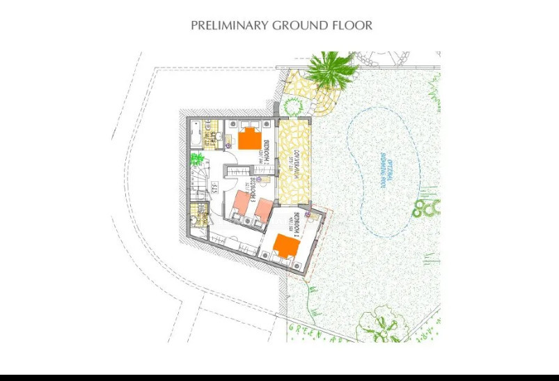 High-End three Bedroom Property with Private Pool in Paphos’ Prestigious Hillside, in Tala