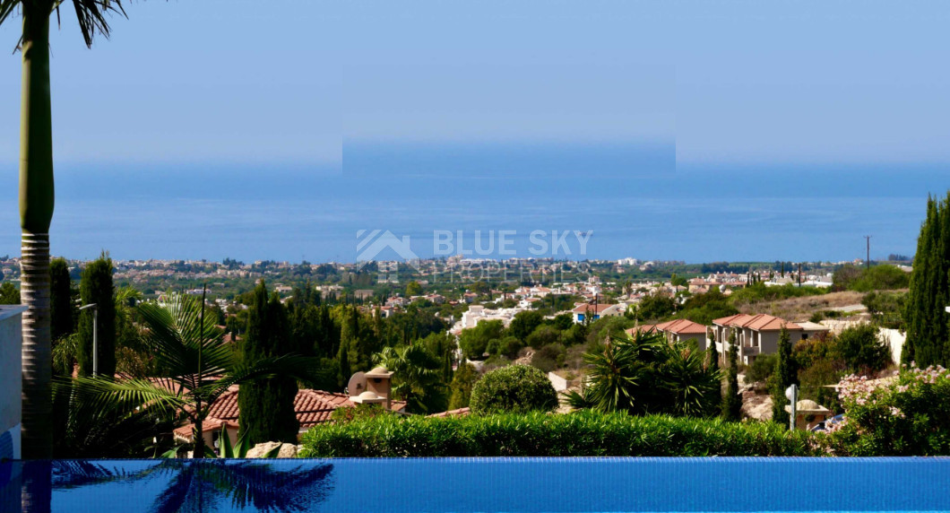 Luxury  three Bedroom Hillside Villa with Private Pool & Panoramic Mediterranean Views near Tala, Paphos