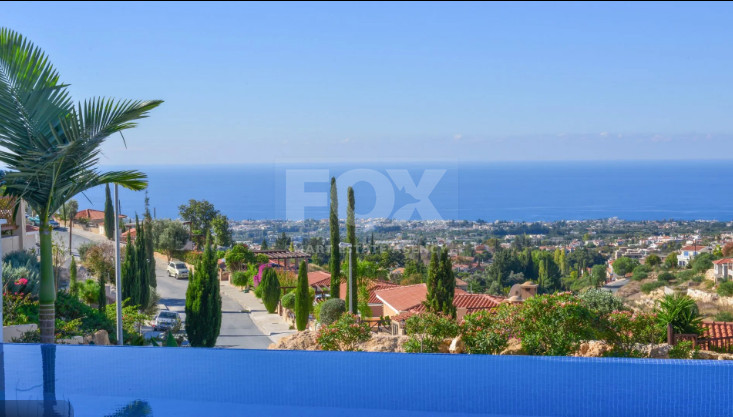 Three bedroom contemporary Hillside Villas in Tala, Paphos with Sea Views