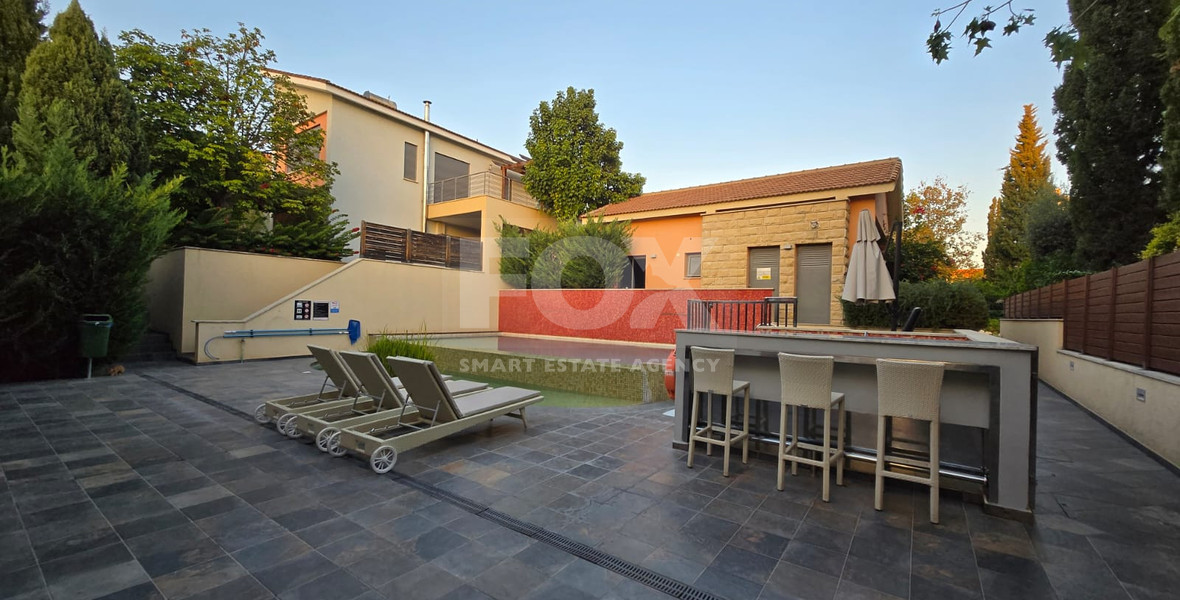 For Rent Luxury Three Bedroom Villa in Gated Seafront Complex — Pareklissia Tourist Area, Limassol