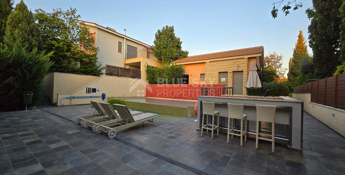 For Rent Luxury Three Bedroom Villa in Gated Seafront Complex — Pareklissia Tourist Area, Limassol