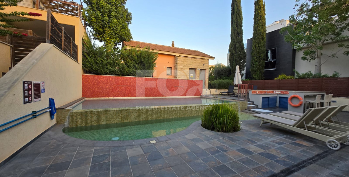 For Rent Luxury Three Bedroom Villa in Gated Seafront Complex — Pareklissia Tourist Area, Limassol