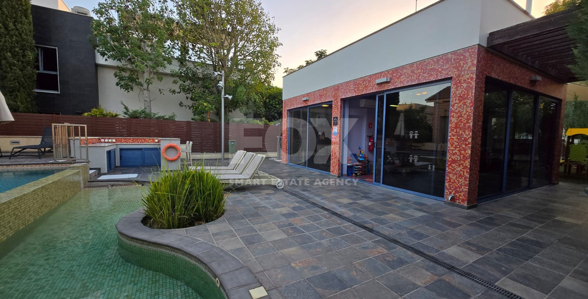 For Rent Luxury Three Bedroom Villa in Gated Seafront Complex — Pareklissia Tourist Area, Limassol