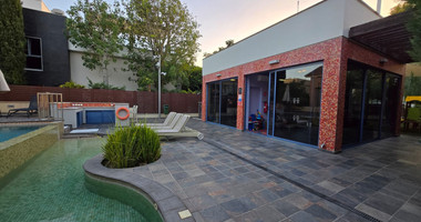 For Rent Luxury Three Bedroom Villa in Gated Seafront Complex — Pareklissia Tourist Area, Limassol