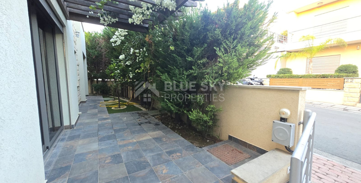 For Rent Luxury Three Bedroom Villa in Gated Seafront Complex — Pareklissia Tourist Area, Limassol