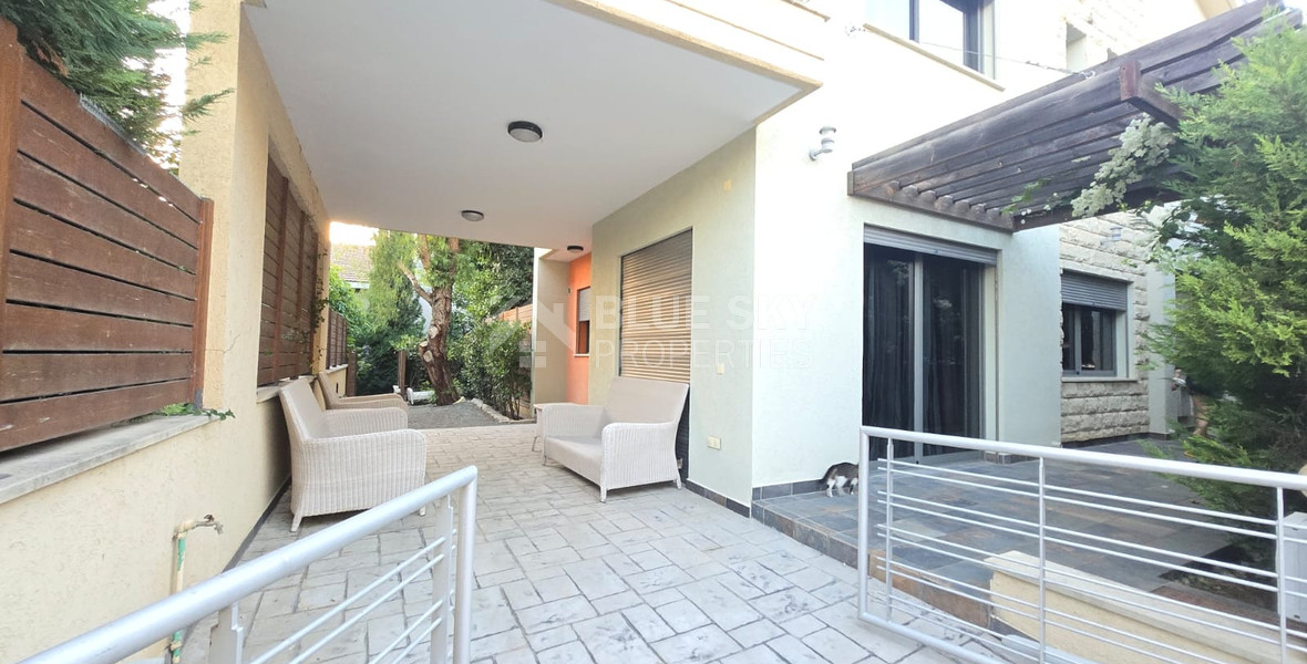 For Rent Luxury Three Bedroom Villa in Gated Seafront Complex — Pareklissia Tourist Area, Limassol