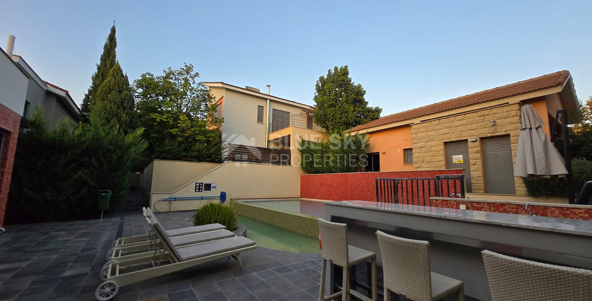 For Rent Luxury Three Bedroom Villa in Gated Seafront Complex — Pareklissia Tourist Area, Limassol