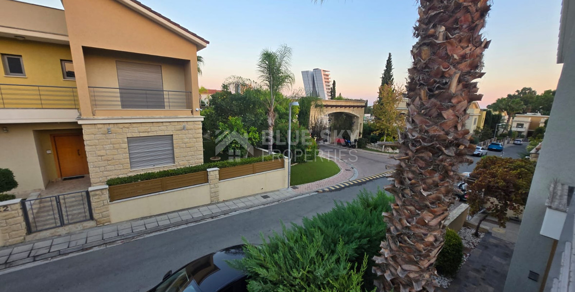 For Rent Luxury Three Bedroom Villa in Gated Seafront Complex — Pareklissia Tourist Area, Limassol