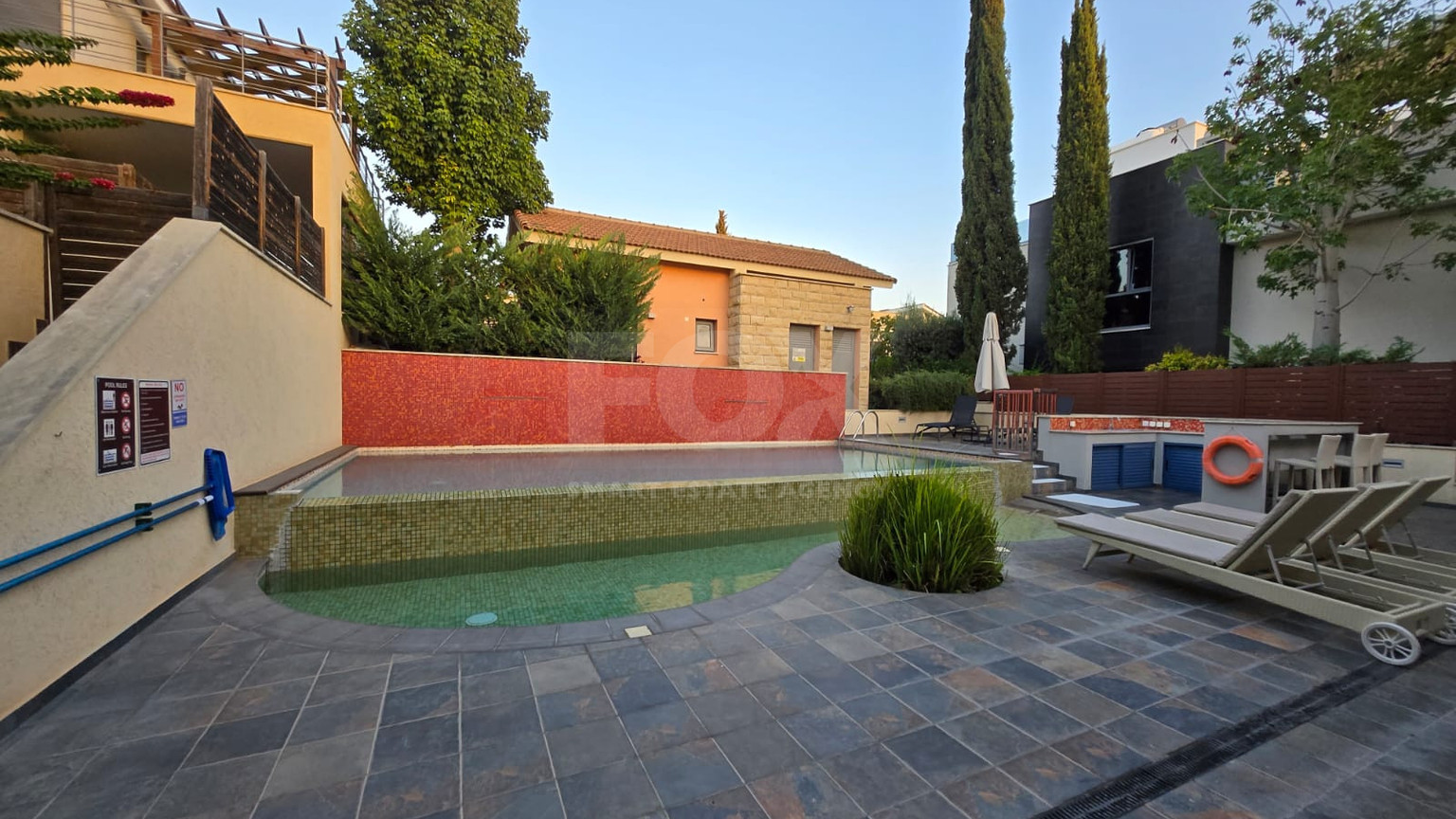 For Rent Luxury Three Bedroom Villa in Gated Seafront Complex — Pareklissia Tourist Area, Limassol