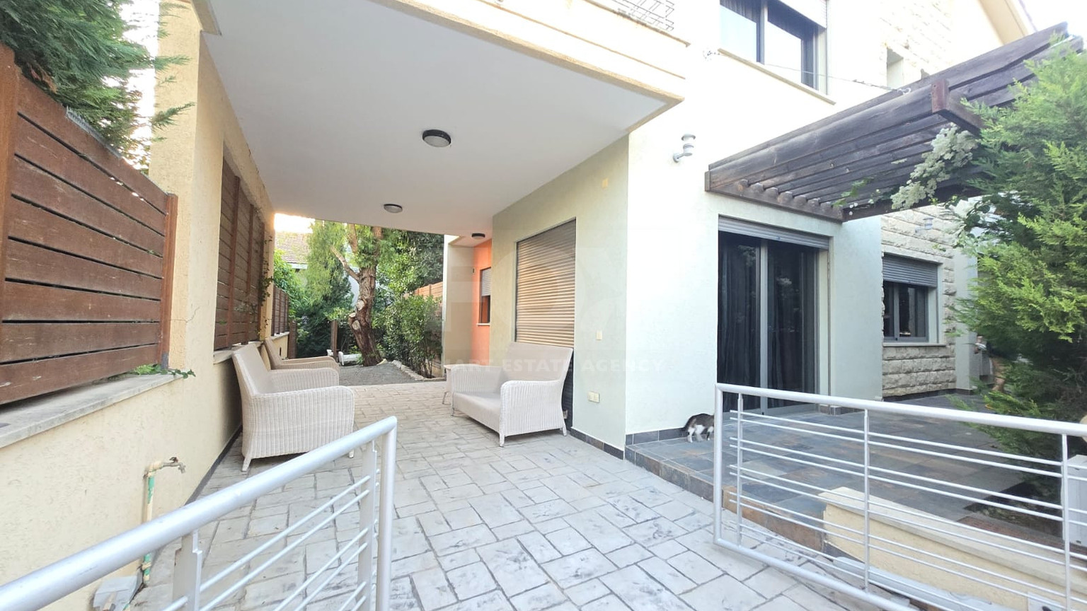 For Rent Luxury Three Bedroom Villa in Gated Seafront Complex — Pareklissia Tourist Area, Limassol