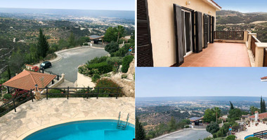 Luxury three bedrooms plus study room Hillside Villas with Panoramic Sea Views in Paphos, Cyprus