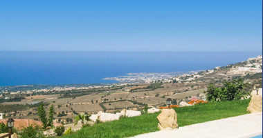 Luxury  three Bedroom Detached Villa in Tsada with Sea & Countryside Views