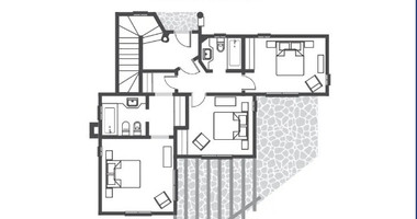 Luxury  three Bedroom Detached Villa in Tsada with Sea & Countryside Views