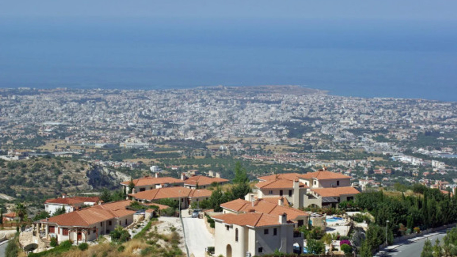 Luxury  three Bedroom Detached Villa in Tsada with Sea & Countryside Views