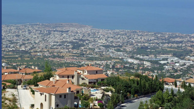 Luxury  three Bedroom Detached Villa in Tsada with Sea & Countryside Views