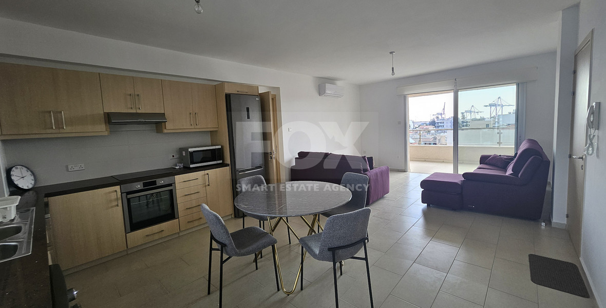 Fully furnished top floor two bedroom apartment for rent in Zakaki -Limassol