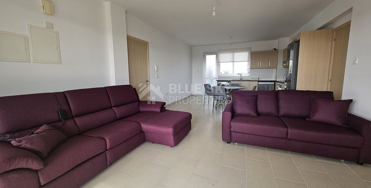 Fully furnished top floor two bedroom apartment for rent in Zakaki -Limassol