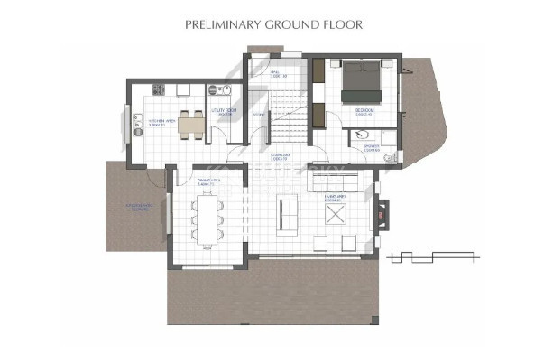 Spacious four  Bedroom Villa in Peaceful Tsada Village for sale