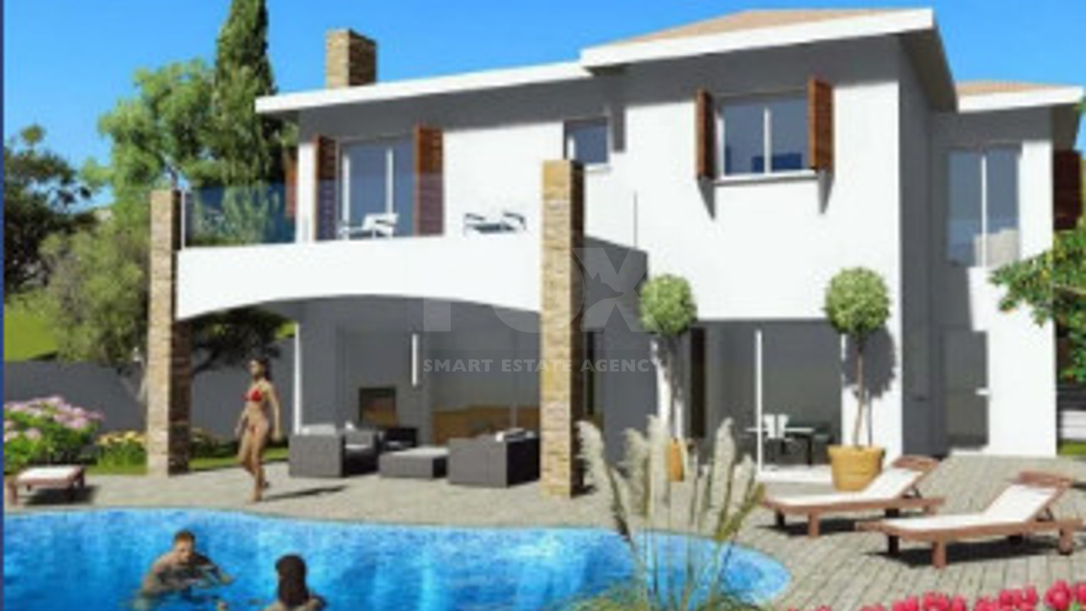 Spacious four  Bedroom Villa in Peaceful Tsada Village for sale