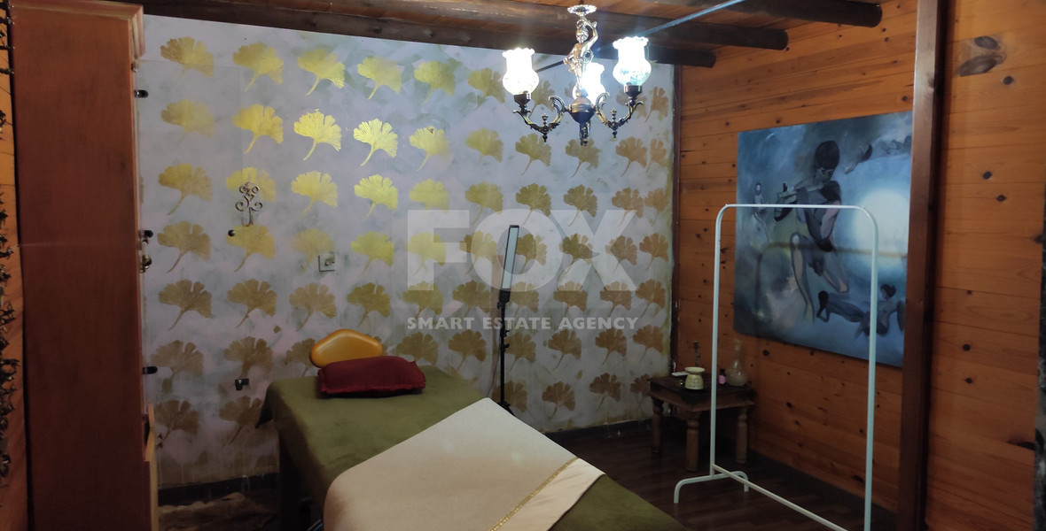 Partially Furnished Artistic Shop in Geroskipou Center, for rent