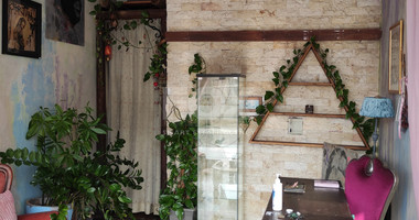 Partially Furnished Artistic Shop in Geroskipou Center, for rent