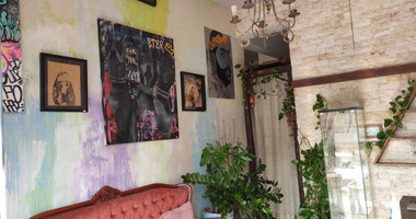 Partially Furnished Artistic Shop in Geroskipou Center, for rent