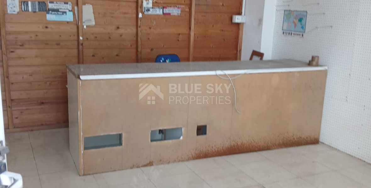 Partially Furnished Artistic Shop in Geroskipou Center, for rent