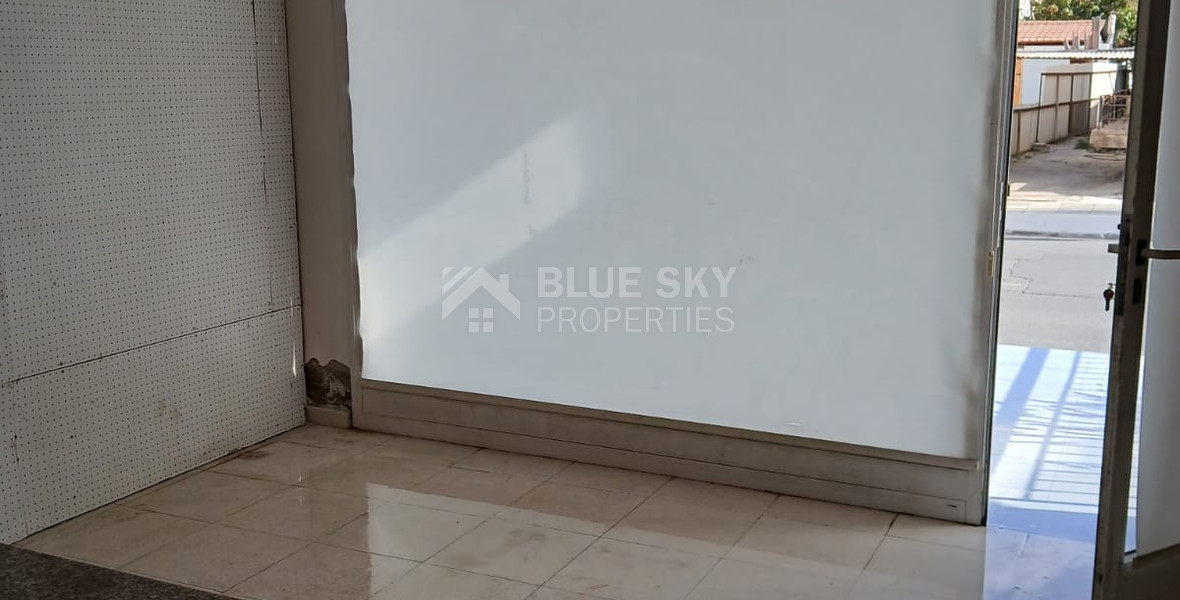Partially Furnished Artistic Shop in Geroskipou Center, for rent