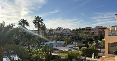 Corner Three Bedroom Apartment with Pool Views in Kato Paphos for sale