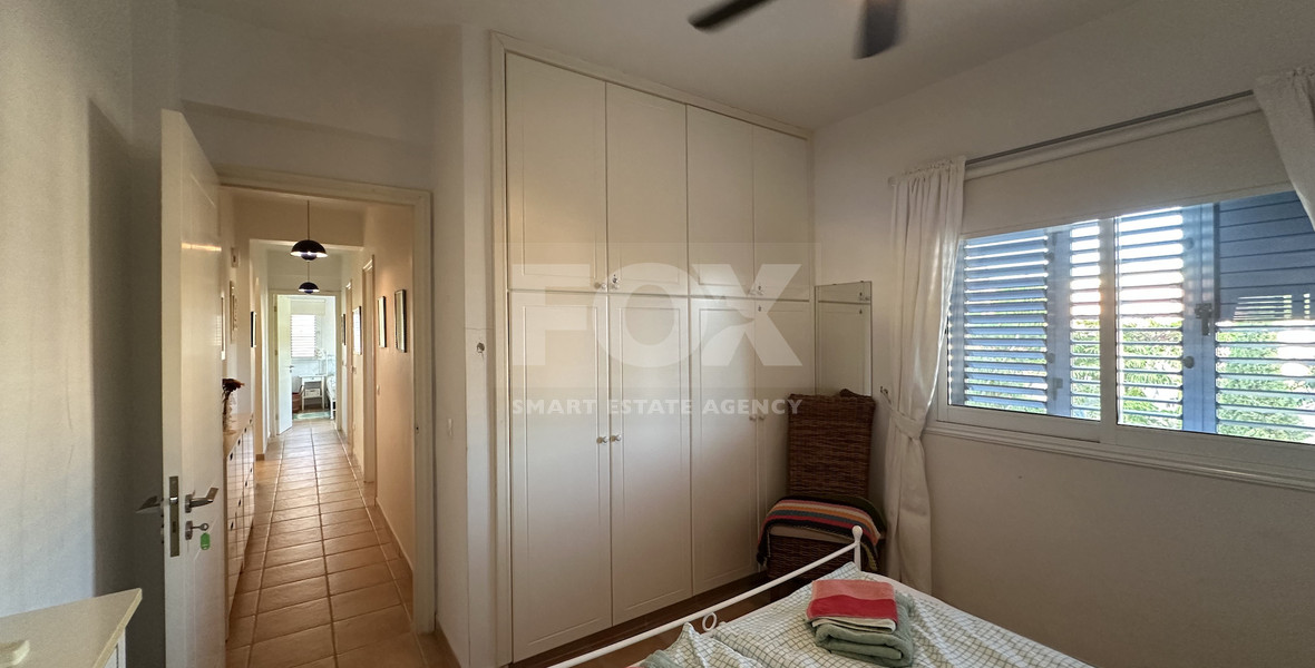 Corner Three Bedroom Apartment with Pool Views in Kato Paphos for sale