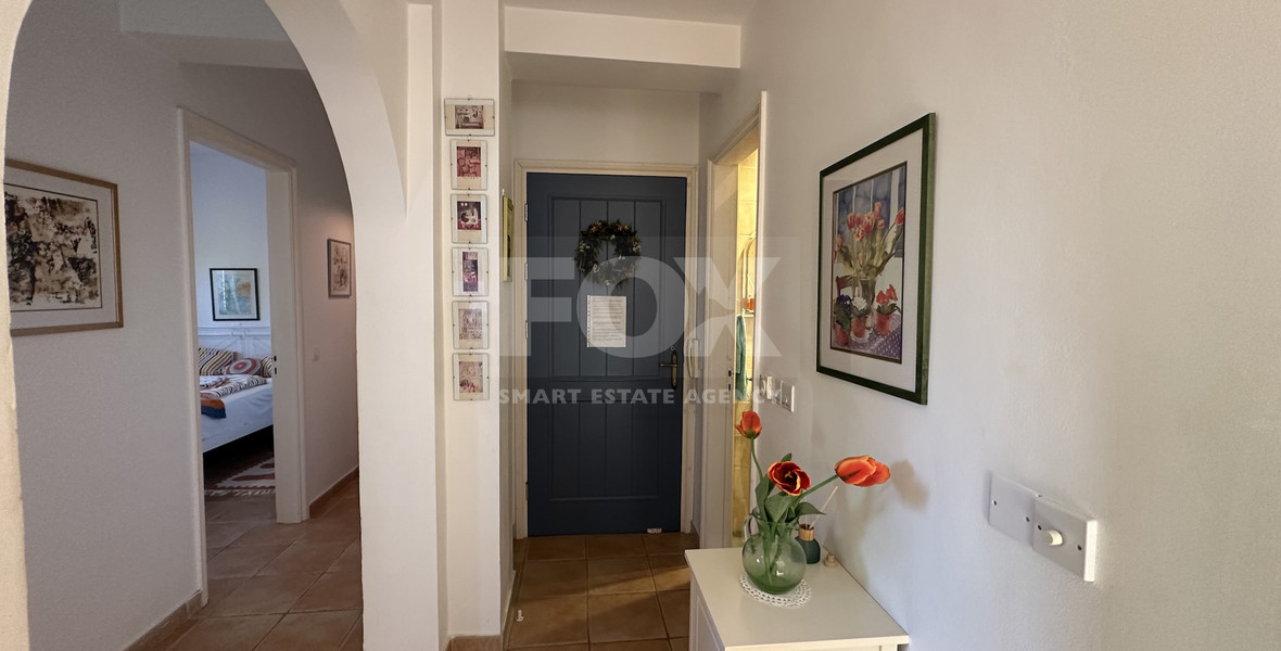 Corner Three Bedroom Apartment with Pool Views in Kato Paphos for sale