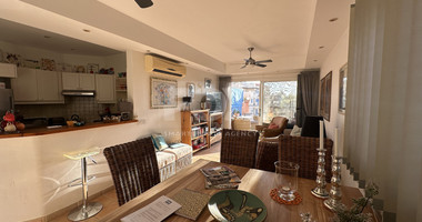 Corner Three Bedroom Apartment with Pool Views in Kato Paphos for sale