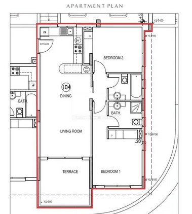 Elegant Mediterranean two bedroom apartment close to Beaches and Amenities for sale