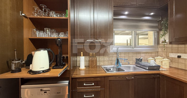 FOR RENT FURNISHED THREE BEDROOM GROUND FLOOR APARTMENT IN THE SOUGHT AFTER LOCATION OF MESA GEITONIA/PANTHEA