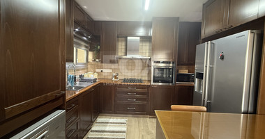 FOR RENT FURNISHED THREE BEDROOM GROUND FLOOR APARTMENT IN THE SOUGHT AFTER LOCATION OF MESA GEITONIA/PANTHEA