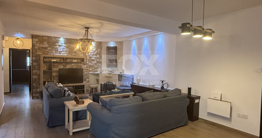 FOR RENT FURNISHED THREE BEDROOM GROUND FLOOR APARTMENT IN THE SOUGHT AFTER LOCATION OF MESA GEITONIA/PANTHEA