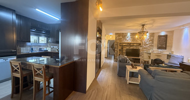 FOR RENT FURNISHED THREE BEDROOM GROUND FLOOR APARTMENT IN THE SOUGHT AFTER LOCATION OF MESA GEITONIA/PANTHEA