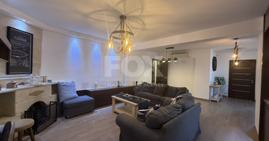 FOR RENT FURNISHED THREE BEDROOM GROUND FLOOR APARTMENT IN THE SOUGHT AFTER LOCATION OF MESA GEITONIA/PANTHEA