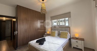 FOR RENT FURNISHED THREE BEDROOM GROUND FLOOR APARTMENT IN THE SOUGHT AFTER LOCATION OF MESA GEITONIA/PANTHEA