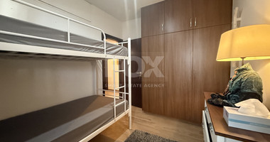 FOR RENT FURNISHED THREE BEDROOM GROUND FLOOR APARTMENT IN THE SOUGHT AFTER LOCATION OF MESA GEITONIA/PANTHEA