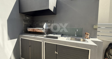 FOR RENT FURNISHED THREE BEDROOM GROUND FLOOR APARTMENT IN THE SOUGHT AFTER LOCATION OF MESA GEITONIA/PANTHEA