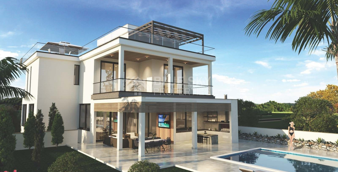 Prime Building Plot for Sale in Agios Tychonas – 947m² with Building Permit for Luxury 5-Bedroom Villa & Sea Views