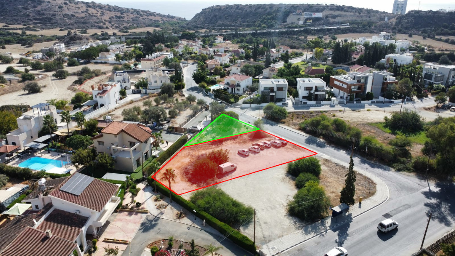 Prime Building Plot for Sale in Agios Tychonas – 947m² with Building Permit for Luxury 5-Bedroom Villa & Sea Views