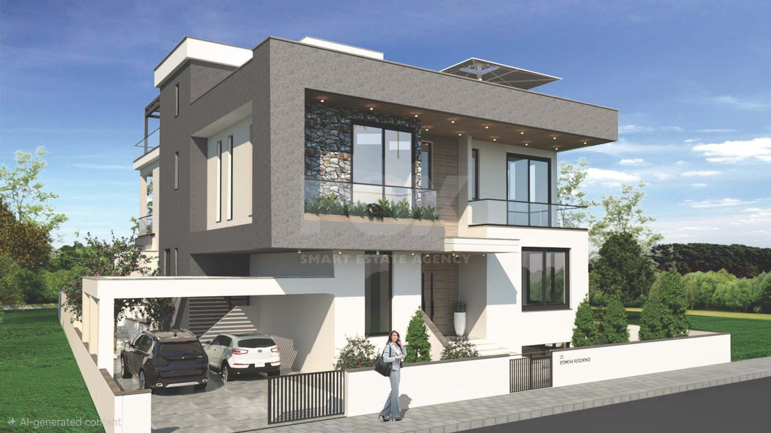 Prime Building Plot for Sale in Agios Tychonas – 947m² with Building Permit for Luxury 5-Bedroom Villa & Sea Views