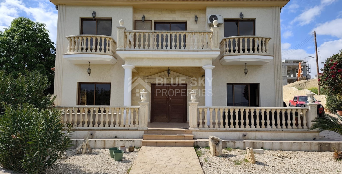 Spacious 5 Bedroom Villa  With Sea View for rent in Parekklisia, Limassol