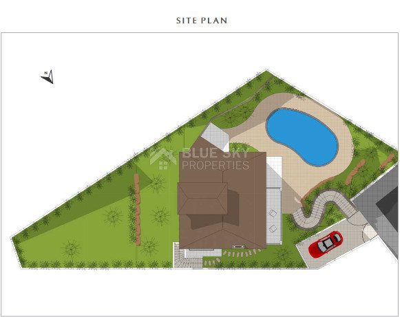 Luxury four bedroom Villa for Sale in Tala with Private Pool, Panoramic Views & Landscaped Gardens