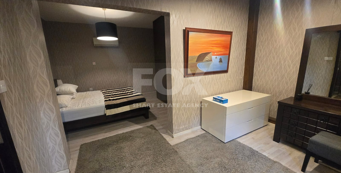 Renovated Two-Bedroom Townhouse with Garden for Rent in Parekklisia Tourist Area – Pool, Tennis, Furnished