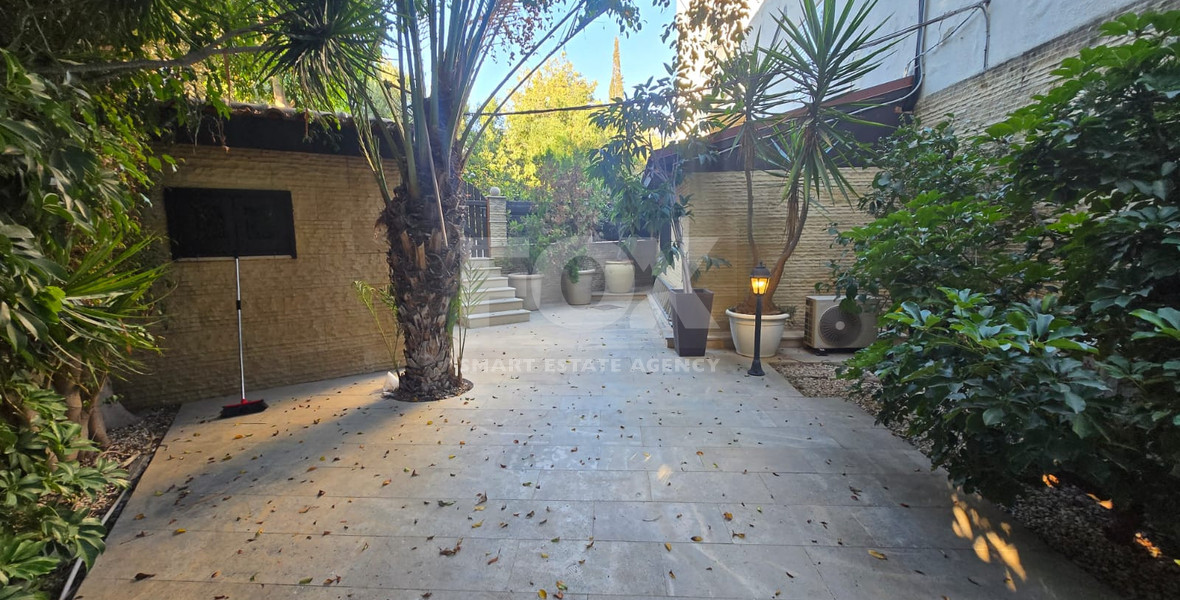 Renovated Two-Bedroom Townhouse with Garden for Rent in Parekklisia Tourist Area – Pool, Tennis, Furnished